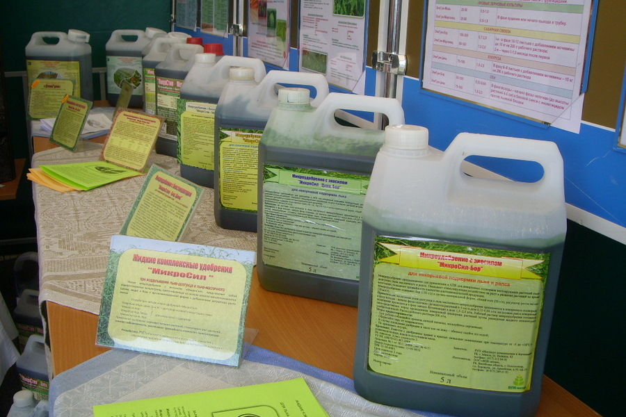 Жидкие комплексные удобрения МикроСил, разработанные в Институте почвоведения и агрохимии 